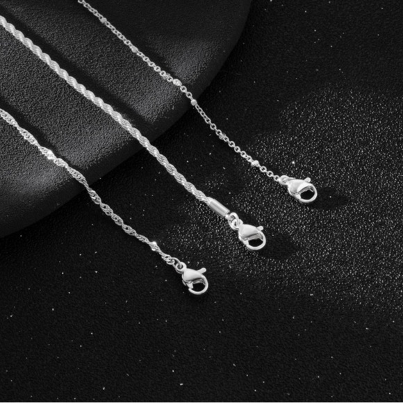 Anklet Bracelet for Women 3 Pcs Multilayered Silver Anklet Set Women’s Ankelt - Picture 5 of 6